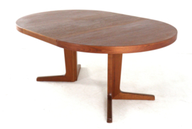 Deense ronde 1x verlengbare eettafel 'Outrup'