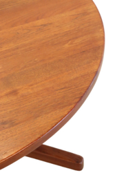 Ronde in hoogte verstelbare eettafel / salontafel 'Brackel'