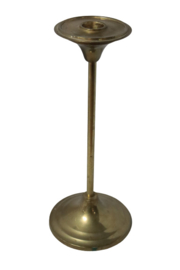 Messing kandelaar met druppelvanger