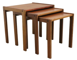 Set of 3 nesting tables 'Frankenau'