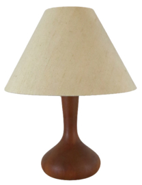 Teak houten tafellamp