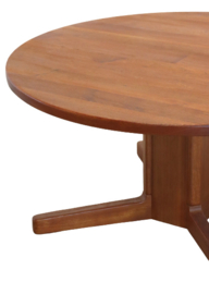 Ronde in hoogte verstelbare eettafel / salontafel 'Brackel'