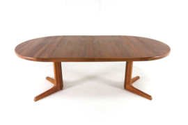 Gudme ronde 2x verlengbare eettafel 'Nabbe'