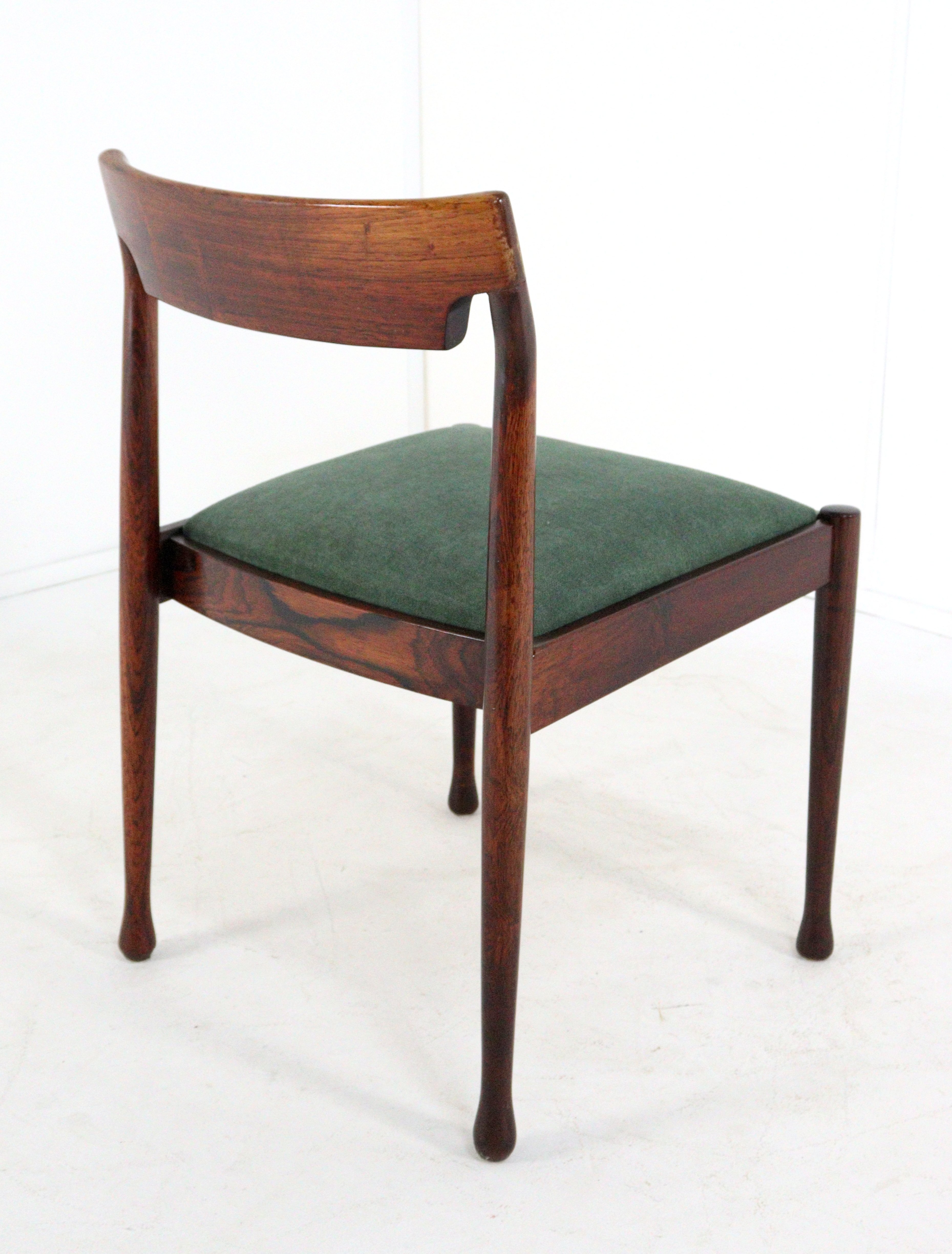 Set van 4 palissander eetkamerstoelen 'Havelte'