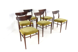 Set van 6 Lübke Otto Pollak eetkamerstoelen 'Aldersbach'