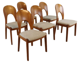 Set van 6 stoelen Niels Koefoed 'Morten' 'Kongsmark'