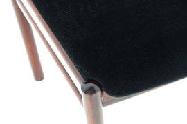 Set van 4 palissander stoelen