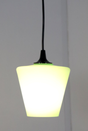 Groene glazen hanglamp