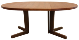 Ronde Deense eetkamertafel 4x verlengbaar 'Gislinge'