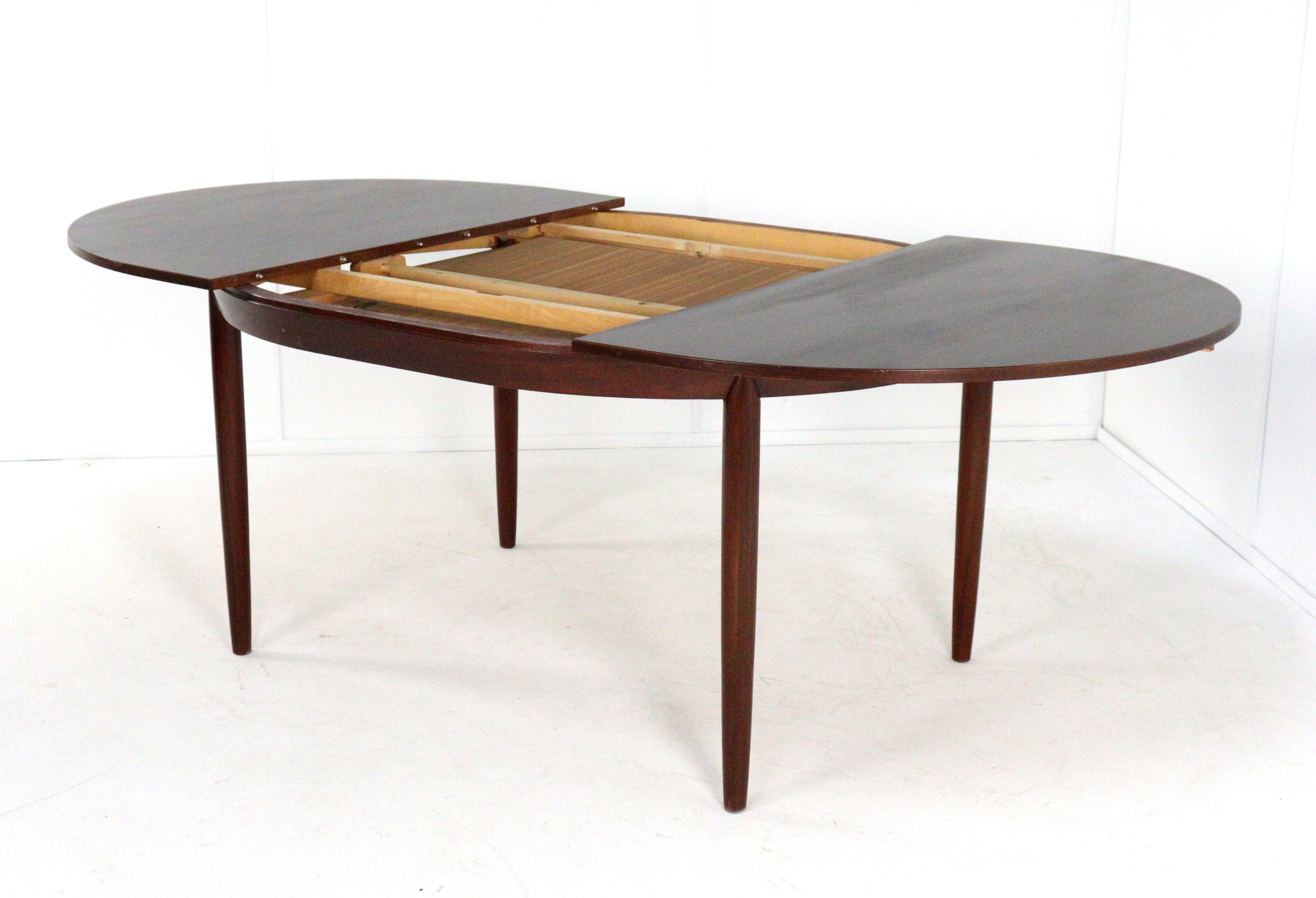 Palissander ovalen verlengbare eettafel 'Trespring'