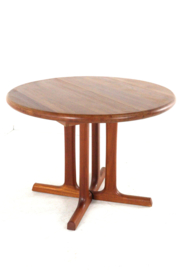 Deense ronde 1x verlengbare eettafel 'Hammel'