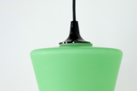 Groene glazen hanglamp