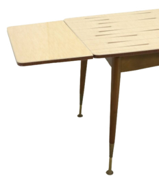Fifties verstelbare eet- / salontafel 'Driftsethe'