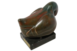 Bronzen sculpture eend 'Paor'