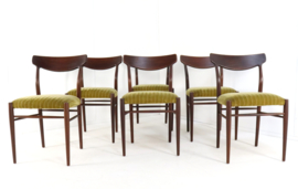 Set van 6 Lübke Otto Pollak eetkamerstoelen 'Aldersbach'