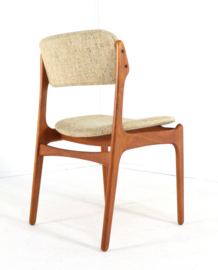 Set van 4 Erik Buch eetkamerstoelen 'Kongens'