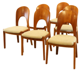 Set van 6 stoelen Niels Koefoed 'Morten' 'Hellerup'