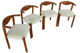 Set van 4 Dyrlund eetkamerstoelen 'Gutweiler'