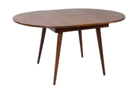 Ronde eetkamertafel uitschuifbaar "Tiel"