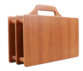 Massief teak lectuurbak 'Kingerath'
