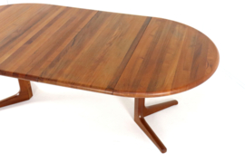 Glostrup ronde 2x verlengbare eettafel 'Kappendrup'