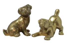 Messing puppies (set van 2)