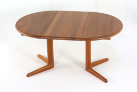 Ronde 2x verlengbare eettafel 'Vorbasse'