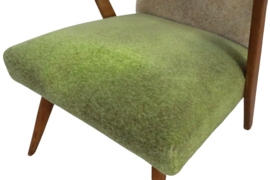 Fauteuil groen/wit 'Vuurbaken'