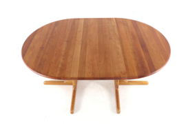 Deense ronde 2x verlengbare eettafel "Tjórn"