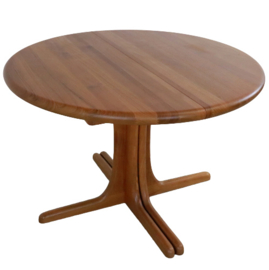 Deens design ronde uitschuifbare eettafel 'Bramsche'