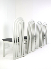 Set van 4 eighties stoelen 'Meern'