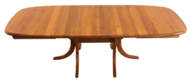 Deens design 2x verlengbare ovalen eettafel 'Skarrild'