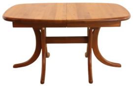 Deens design 2x verlengbare ovalen eettafel 'Skarrild'