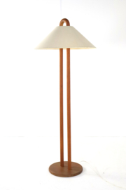 Deense +LYS teak houten vloerlamp