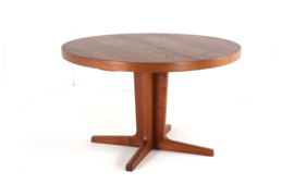 Ronde 2x verlengbare eettafel 'Tommerby'