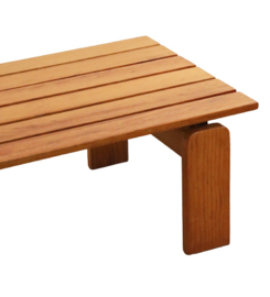 Jaren '70 latten salontafel 'Grootebroek'