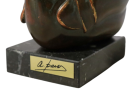 Bronzen sculpture eend 'Paor'