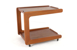 Deens design teak trolley
