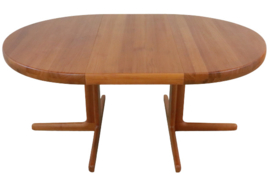 Deense ronde eettafel 2x uitschuifbaar 'Svinninge'