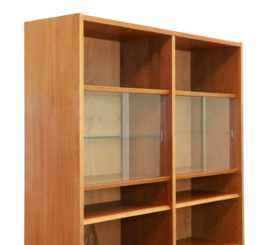 Hundevad modulaire boekenkast met glas 'Mibakken'