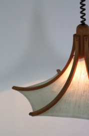 Domus teakhouten hanglamp