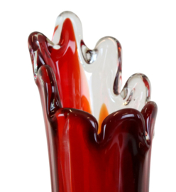 Glazen vaas 'Rosso'