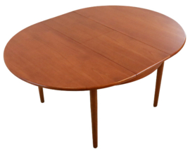 Jentique ronde eetkamertafel verlengd 'Stanley'