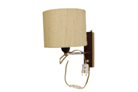 Wandlamp houten wandhouder