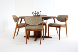Ronde 2x verlengbare eettafel 'Havbro'