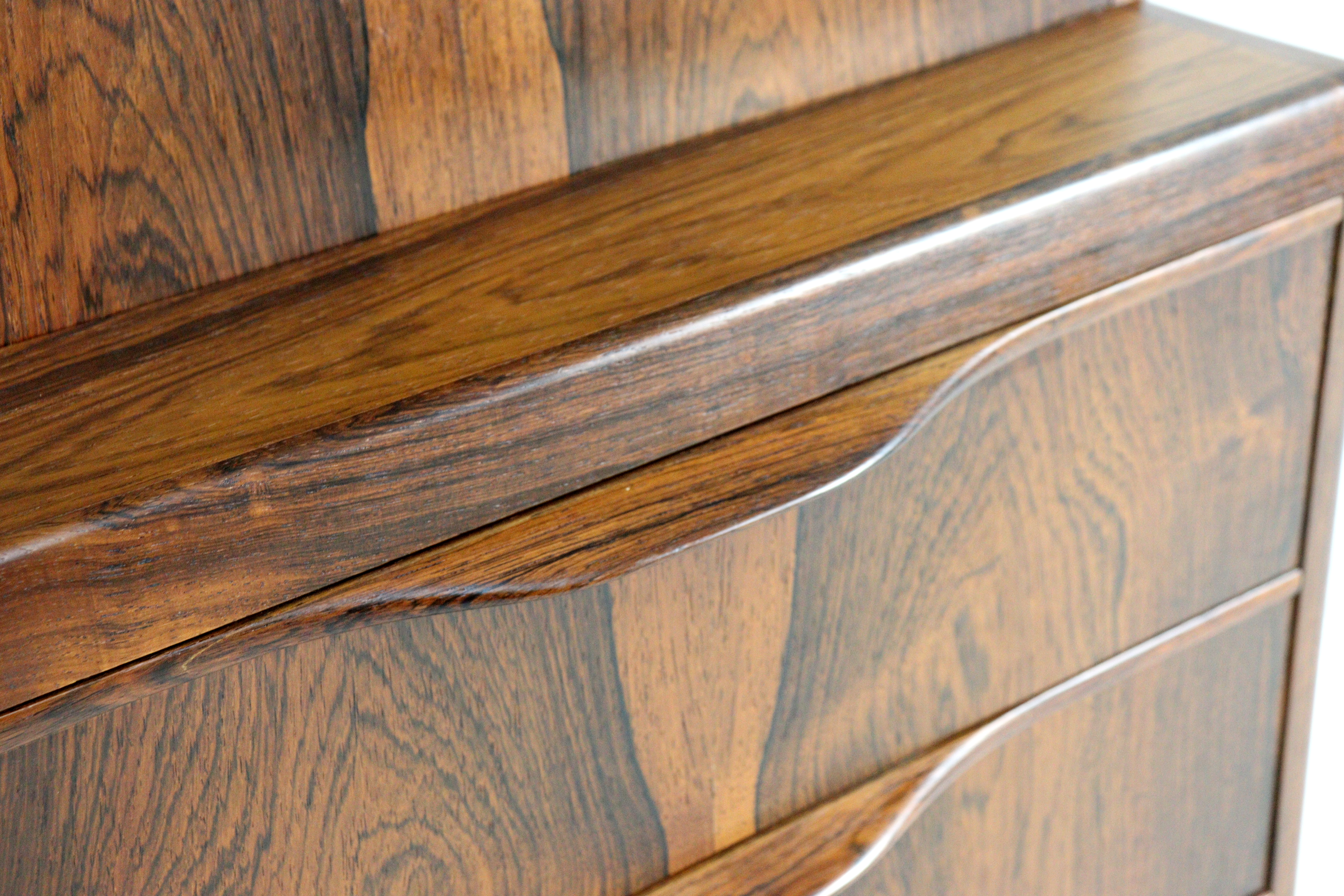 Erling Torvits voor Klim møbelfabrik palissander secretaire