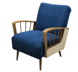 Blauwe fauteuil "Essing"