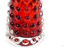 Hobnail glass vaas