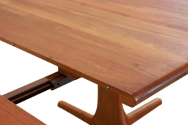 Ronde Deens design eettafel 2x verlengbaar 'Schlichting'