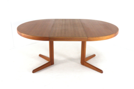 Ronde 2x verlengbare eettafel 'Blans'